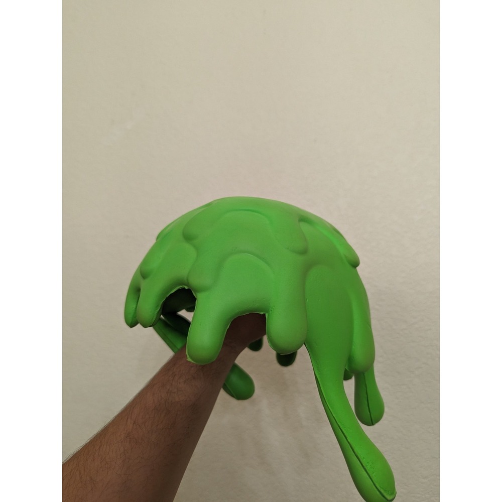 3D Nickelodeon Slime Hat Helmet Slimehead Foam Green 2022 Christmas‎ NFL LA Rams